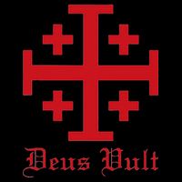 Deus Vult Jerusalem Cross Order Of The Holy Sepulchre Knight Drawstring Bag