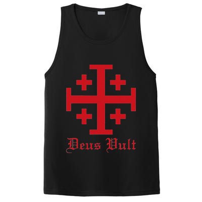 Deus Vult Jerusalem Cross Order Of The Holy Sepulchre Knight PosiCharge Competitor Tank