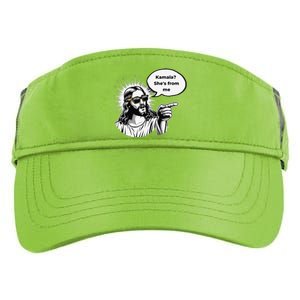 Divine Vote Jesus & Kamala Adult Drive Performance Visor