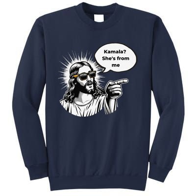 Divine Vote Jesus & Kamala Sweatshirt