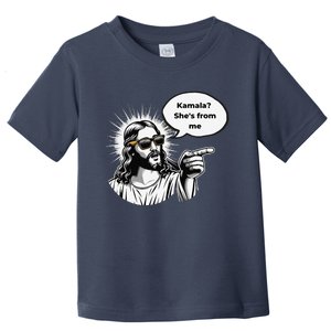 Divine Vote Jesus & Kamala Toddler T-Shirt