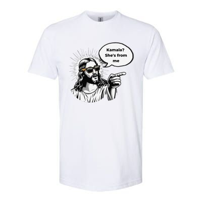 Divine Vote Jesus & Kamala Softstyle® CVC T-Shirt