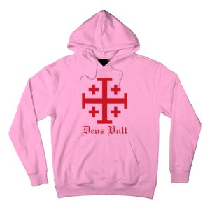 Deus Vult Jerusalem Cross Order Of The Holy Sepulchre Knight Hoodie