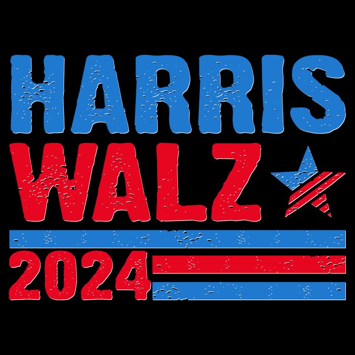 Distressed Vote Kamala Harris Tim Walz 2024 Election Impact Tech Backpack
