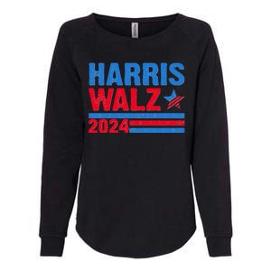 Distressed Vote Kamala Harris Tim Walz 2024 Election Womens California Wash Sweatshirt