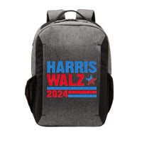 Distressed Vote Kamala Harris Tim Walz 2024 Election Vector Backpack