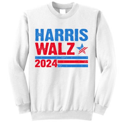 Distressed Vote Kamala Harris Tim Walz 2024 Election Sweatshirt