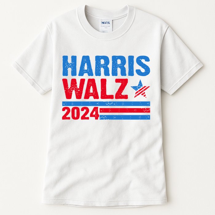 Distressed Vote Kamala Harris Tim Walz 2024 Election Tall T-Shirt