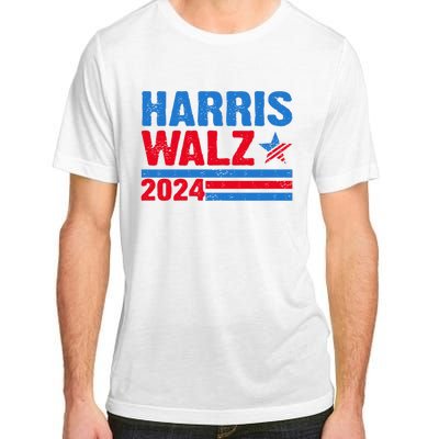 Distressed Vote Kamala Harris Tim Walz 2024 Election Adult ChromaSoft Performance T-Shirt