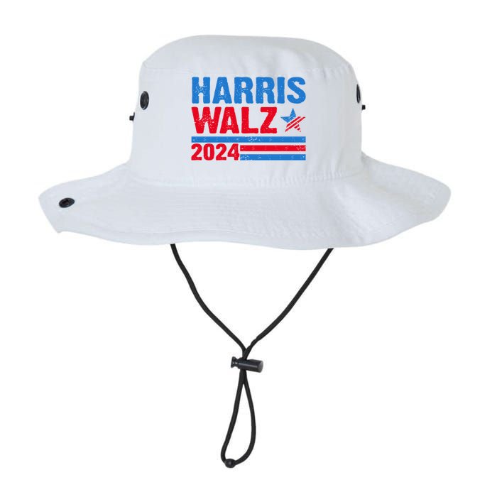 Distressed Vote Kamala Harris Tim Walz 2024 Election Legacy Cool Fit Booney Bucket Hat