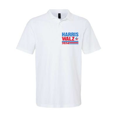 Distressed Vote Kamala Harris Tim Walz 2024 Election Softstyle Adult Sport Polo