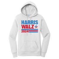 Distressed Vote Kamala Harris Tim Walz 2024 Election Women's Pullover Hoodie