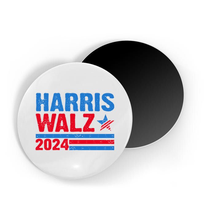 Distressed Vote Kamala Harris Tim Walz 2024 Election Magnet