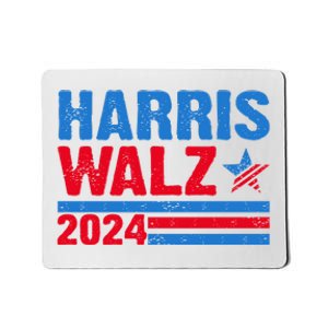 Distressed Vote Kamala Harris Tim Walz 2024 Election Mousepad