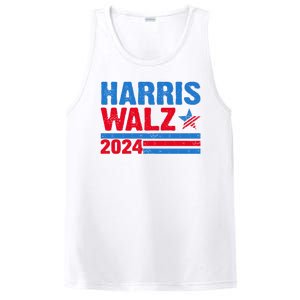 Distressed Vote Kamala Harris Tim Walz 2024 Election PosiCharge Competitor Tank