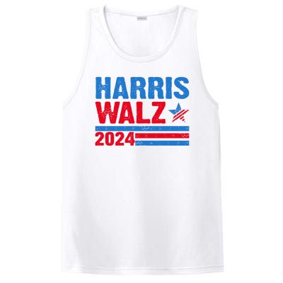 Distressed Vote Kamala Harris Tim Walz 2024 Election PosiCharge Competitor Tank