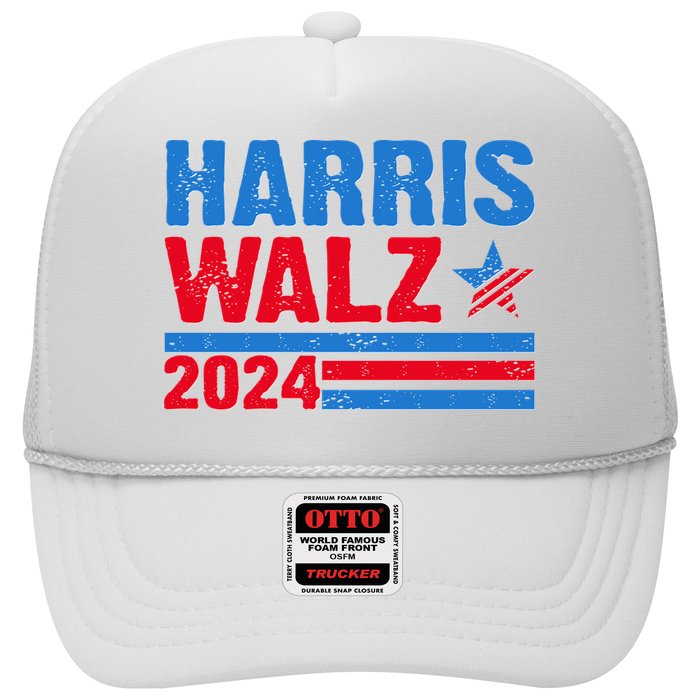 Distressed Vote Kamala Harris Tim Walz 2024 Election Trucker Hat