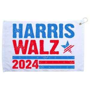 Distressed Vote Kamala Harris Tim Walz 2024 Election Grommeted Golf Towel