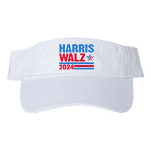 Distressed Vote Kamala Harris Tim Walz 2024 Election Valucap Bio-Washed Visor