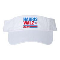 Distressed Vote Kamala Harris Tim Walz 2024 Election Valucap Bio-Washed Visor