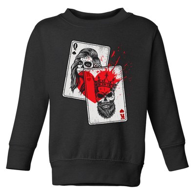 Darth Vader King of Spades Playing Card Funny Toddler Sweatshirt