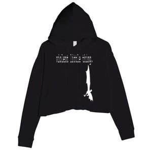 Dragon Violent Little Thing Crop Fleece Hoodie