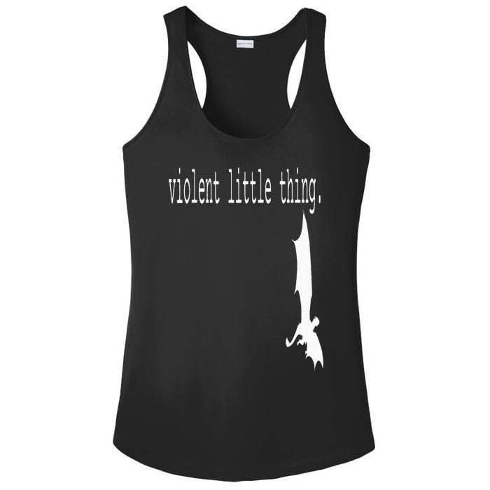 Dragon Violent Little Thing Ladies PosiCharge Competitor Racerback Tank