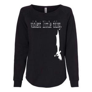 Dragon Violent Little Thing Womens California Wash Sweatshirt