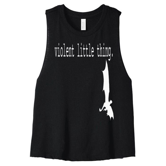 Dragon Violent Little Thing Women's Racerback Cropped Tank