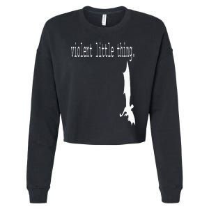 Dragon Violent Little Thing Cropped Pullover Crew