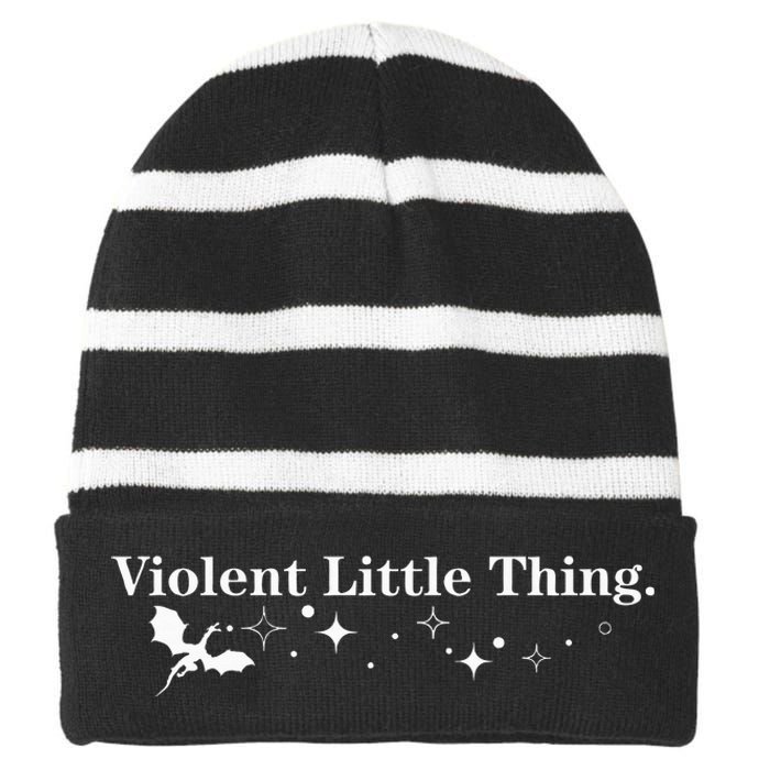 Dragon Violent Little Thing Striped Beanie with Solid Band