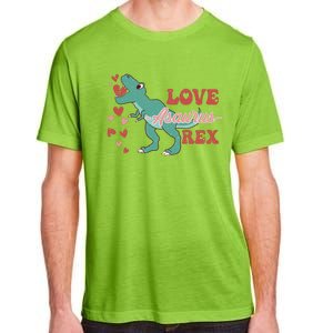 Dinosaur Valentine Love Asaurus Rex Gift For boy Valentine Day Adult ChromaSoft Performance T-Shirt