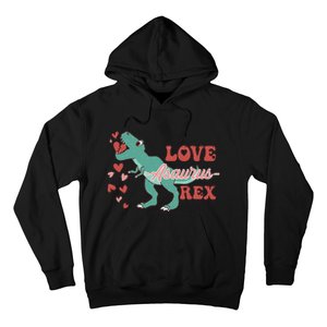 Dinosaur Valentine Love Asaurus Rex Gift For boy Valentine Day Hoodie