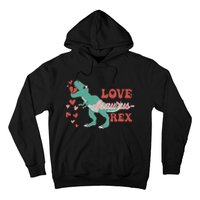 Dinosaur Valentine Love Asaurus Rex Gift For boy Valentine Day Hoodie