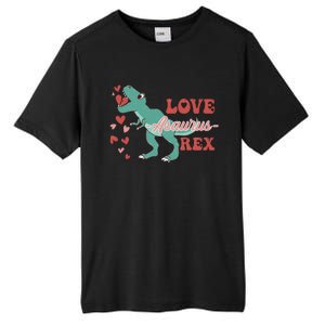 Dinosaur Valentine Love Asaurus Rex Gift For boy Valentine Day Tall Fusion ChromaSoft Performance T-Shirt