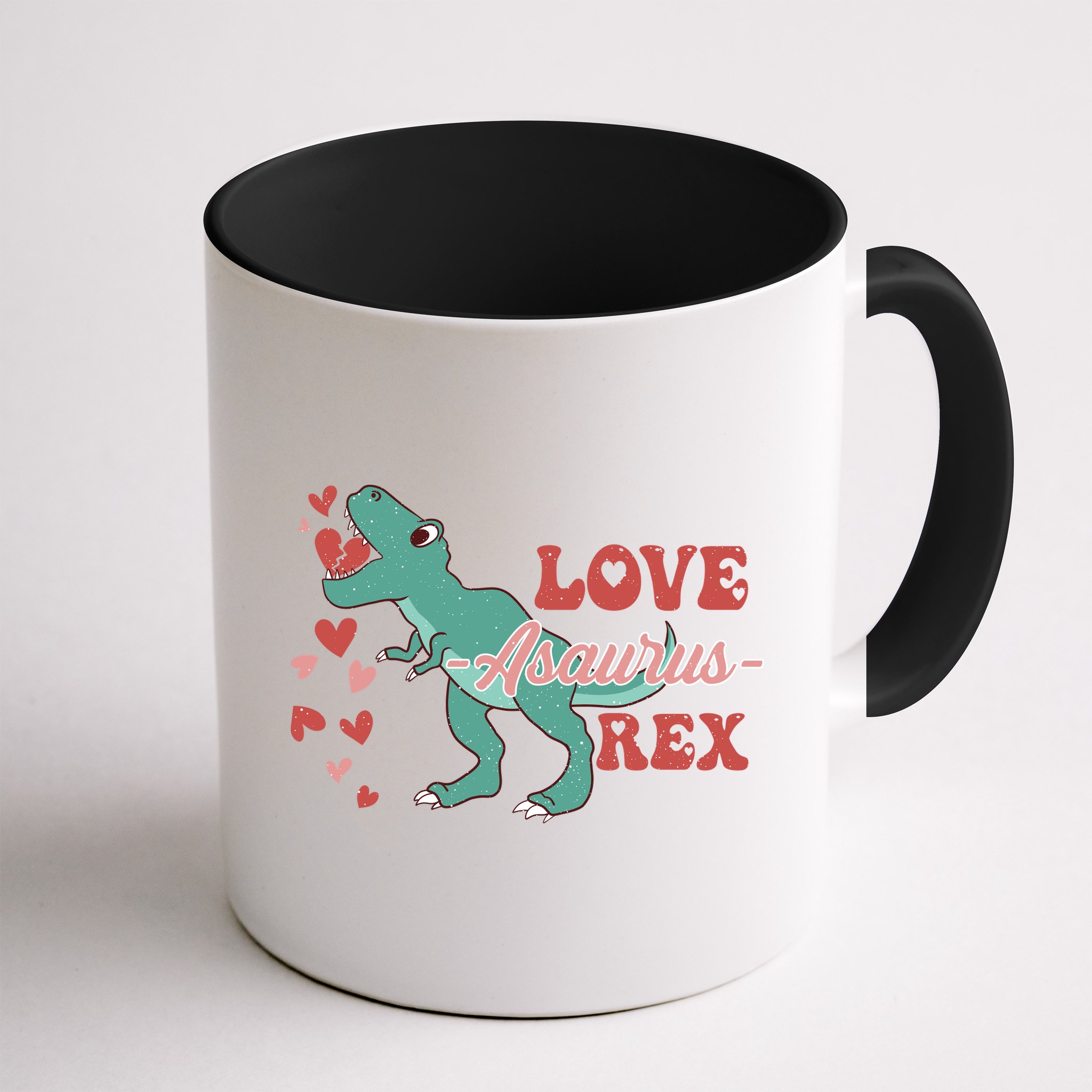 Dinosaur Valentine Love Asaurus Rex Gift For boy Valentine Day Mug