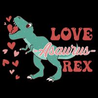 Dinosaur Valentine Love Asaurus Rex Gift For boy Valentine Day Mug