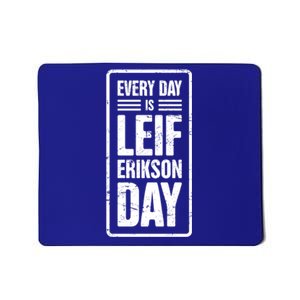 Distressed Viking Leif Erikson Day / Funny Leif Erikson Great Gift Mousepad