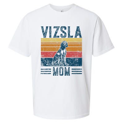 Dog Vizsla Mom Vintage Vizsla Mom Sueded Cloud Jersey T-Shirt