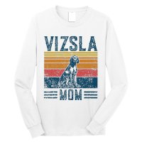 Dog Vizsla Mom Vintage Vizsla Mom Long Sleeve Shirt