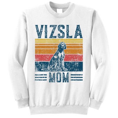 Dog Vizsla Mom Vintage Vizsla Mom Sweatshirt