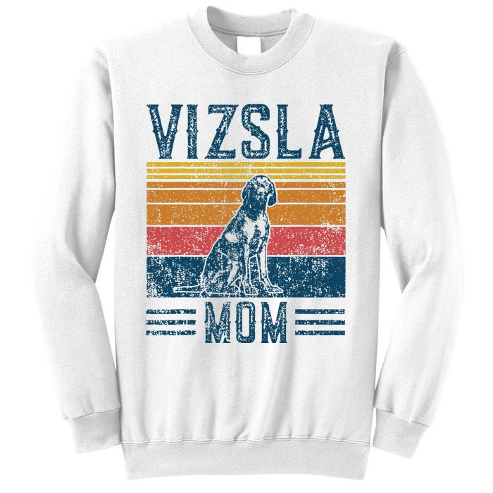 Dog Vizsla Mom Vintage Vizsla Mom Sweatshirt