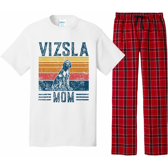 Dog Vizsla Mom Vintage Vizsla Mom Pajama Set