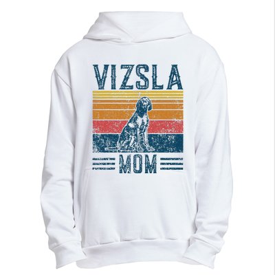 Dog Vizsla Mom Vintage Vizsla Mom Urban Pullover Hoodie