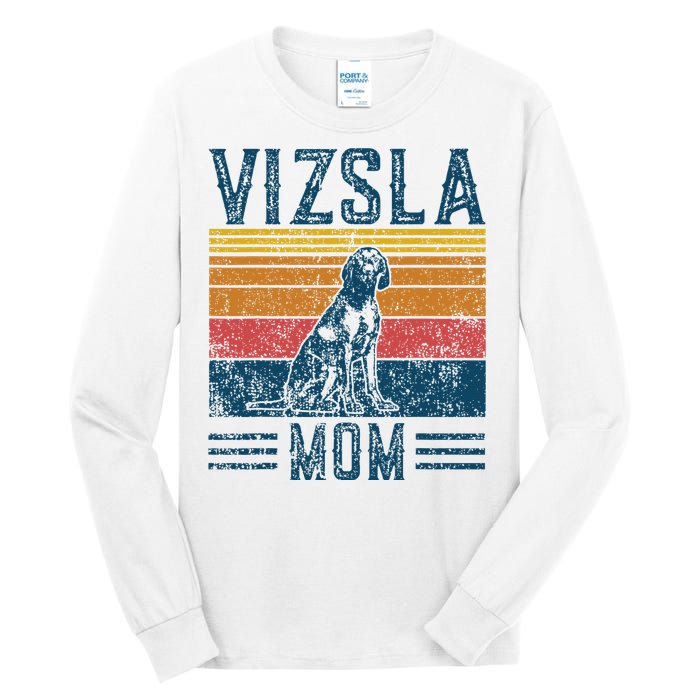 Dog Vizsla Mom Vintage Vizsla Mom Tall Long Sleeve T-Shirt