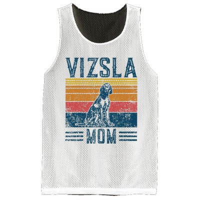 Dog Vizsla Mom Vintage Vizsla Mom Mesh Reversible Basketball Jersey Tank