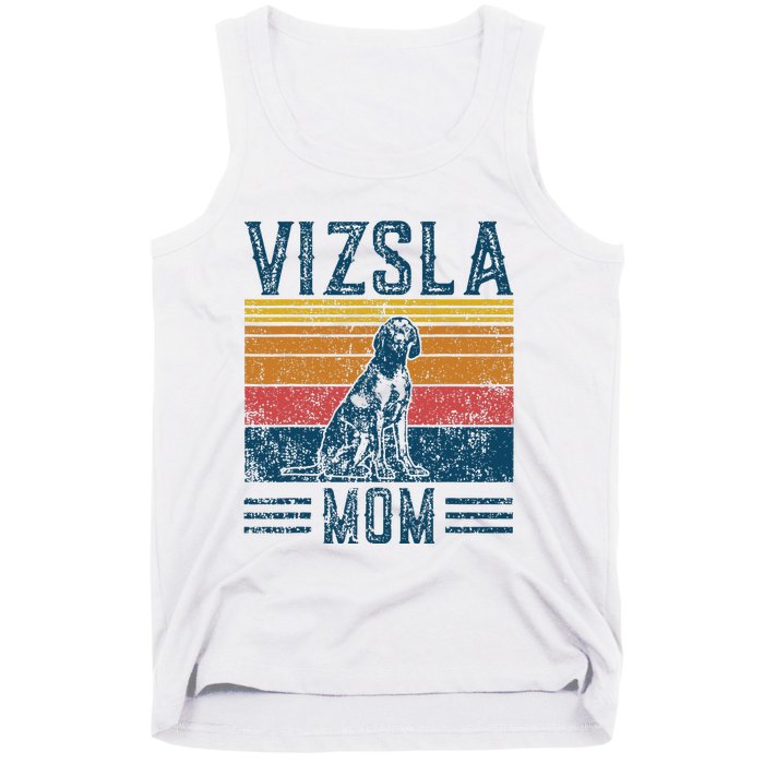 Dog Vizsla Mom Vintage Vizsla Mom Tank Top