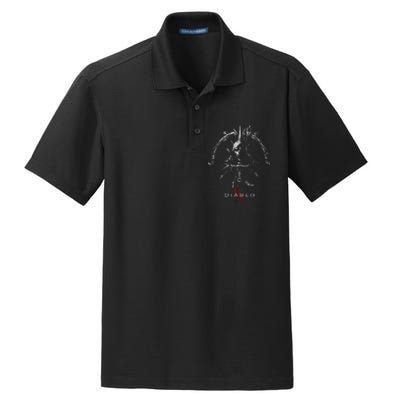 Diablo Vi Masked Rogue Icon Bow & Sword Dry Zone Grid Polo