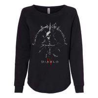 Diablo Vi Masked Rogue Icon Bow & Sword Womens California Wash Sweatshirt