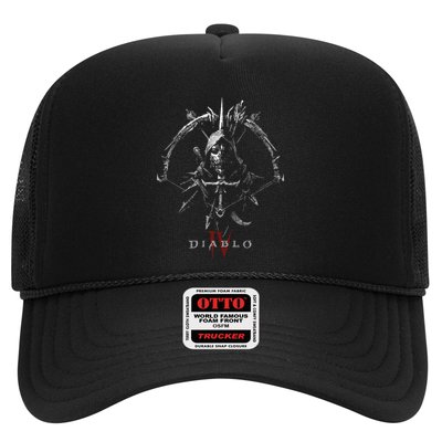 Diablo Vi Masked Rogue Icon Bow & Sword Trucker Hat